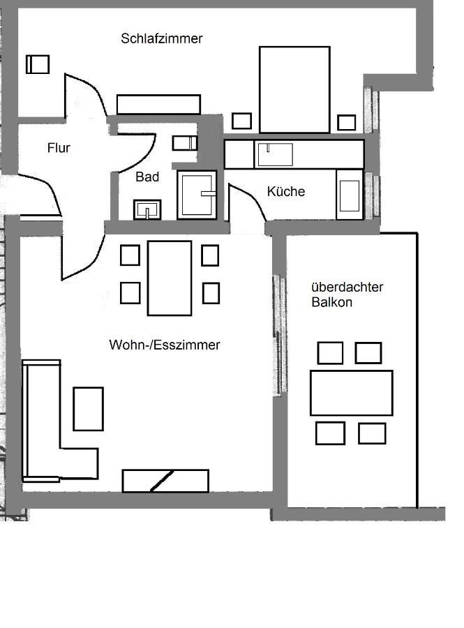 Ferienwohnung Frieda Mit Ueberdachtem Balkon Вінтерберг Екстер'єр фото